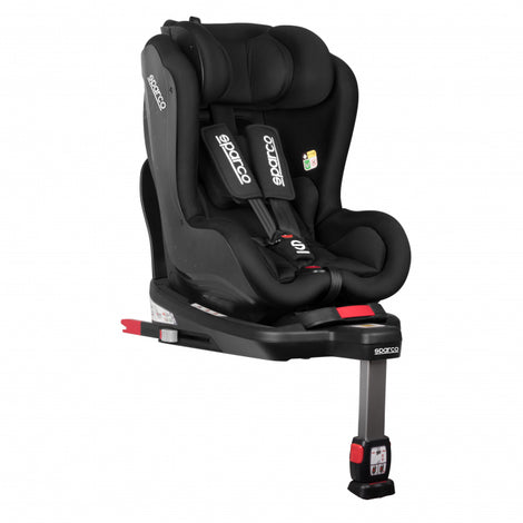 Scaun pentru copii Sparco SK500I, ROTATIV  / ISOFIX negru 0-18KG